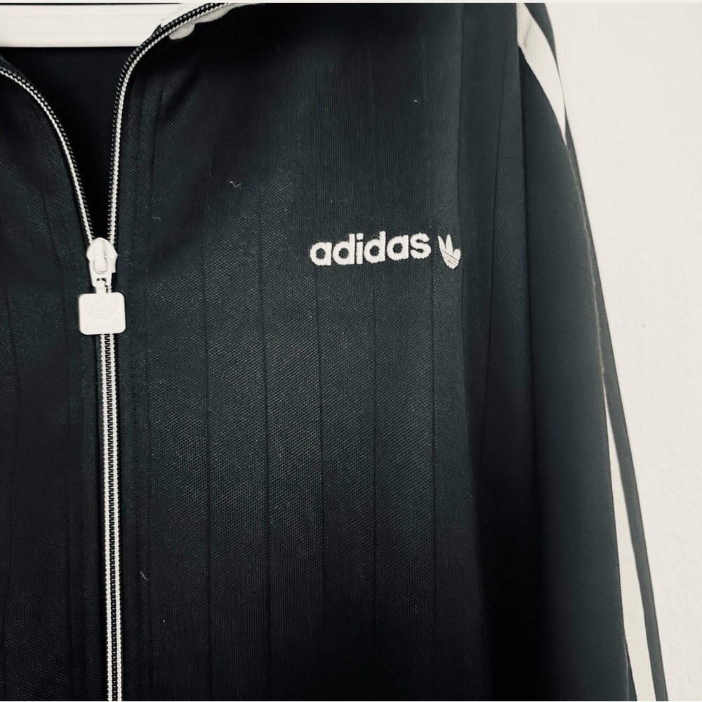 Adidas Original Men's Black and White Sweatshirt  Sz L